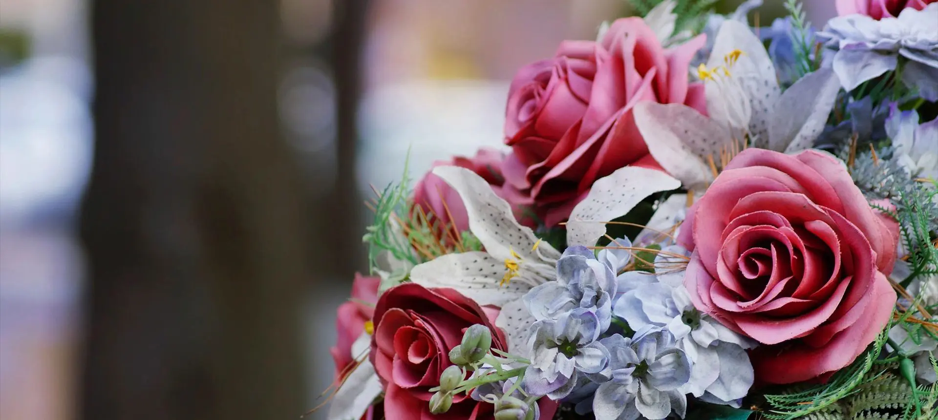 A close up of some flowers in the vase